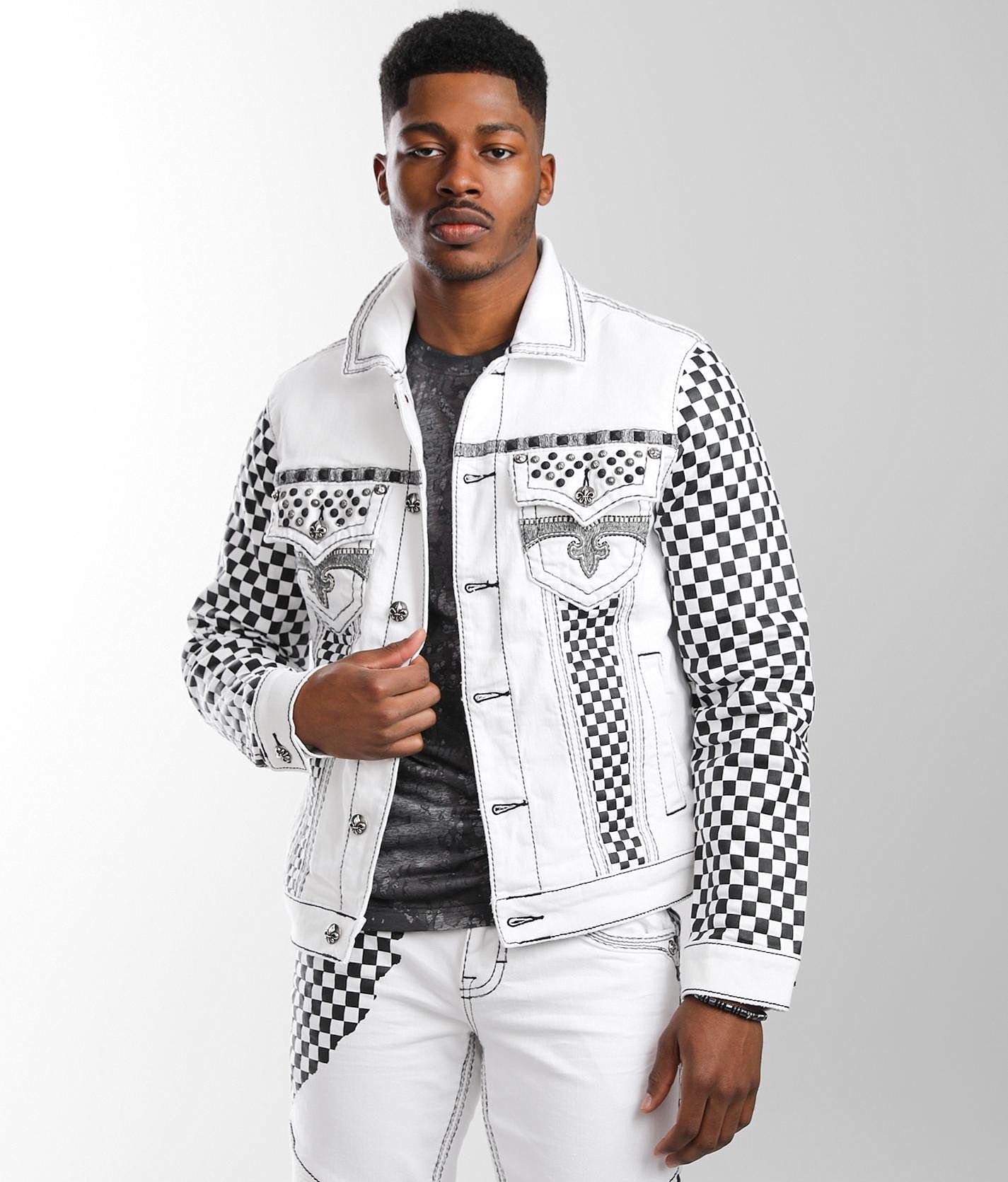 Rock Revival Jegor Denim Stretch Jacket - Men