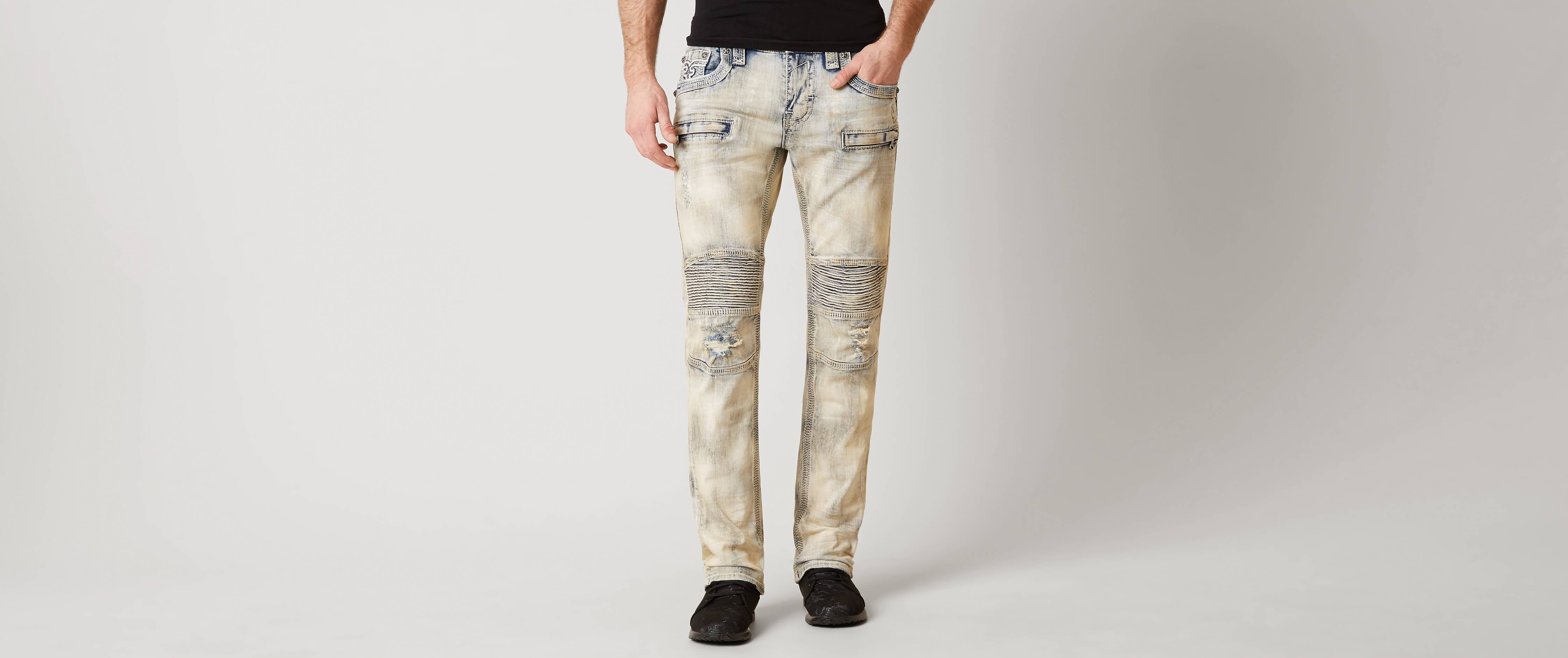 rock revival moto jeans mens