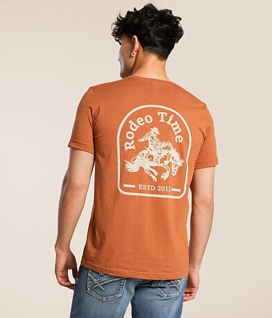 Rodeo Time Bronc Badge T-Shirt front view