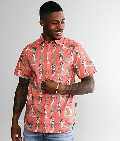 Psycho Tuna&#8482; Hawaiian Hula Girl Shirt FULL_LEFT_SIDE