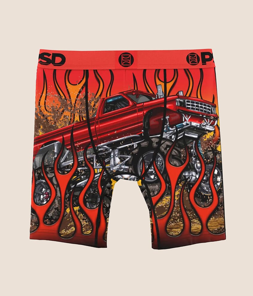 Boys - Monster Wheels Stretch Boxer Briefs