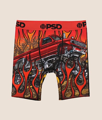 PSD Boys - Monster Wheels Stretch Boxer Briefs front view