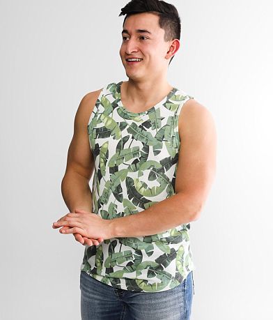 Rustic Dime Tropical Tank Top front view