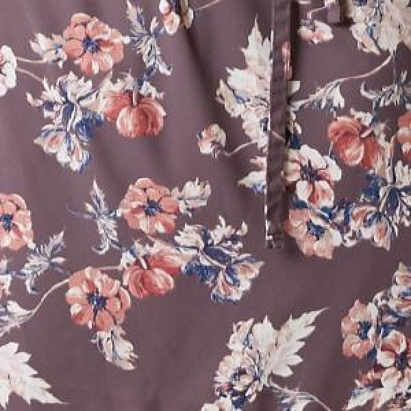 Dusty Purple W Floral