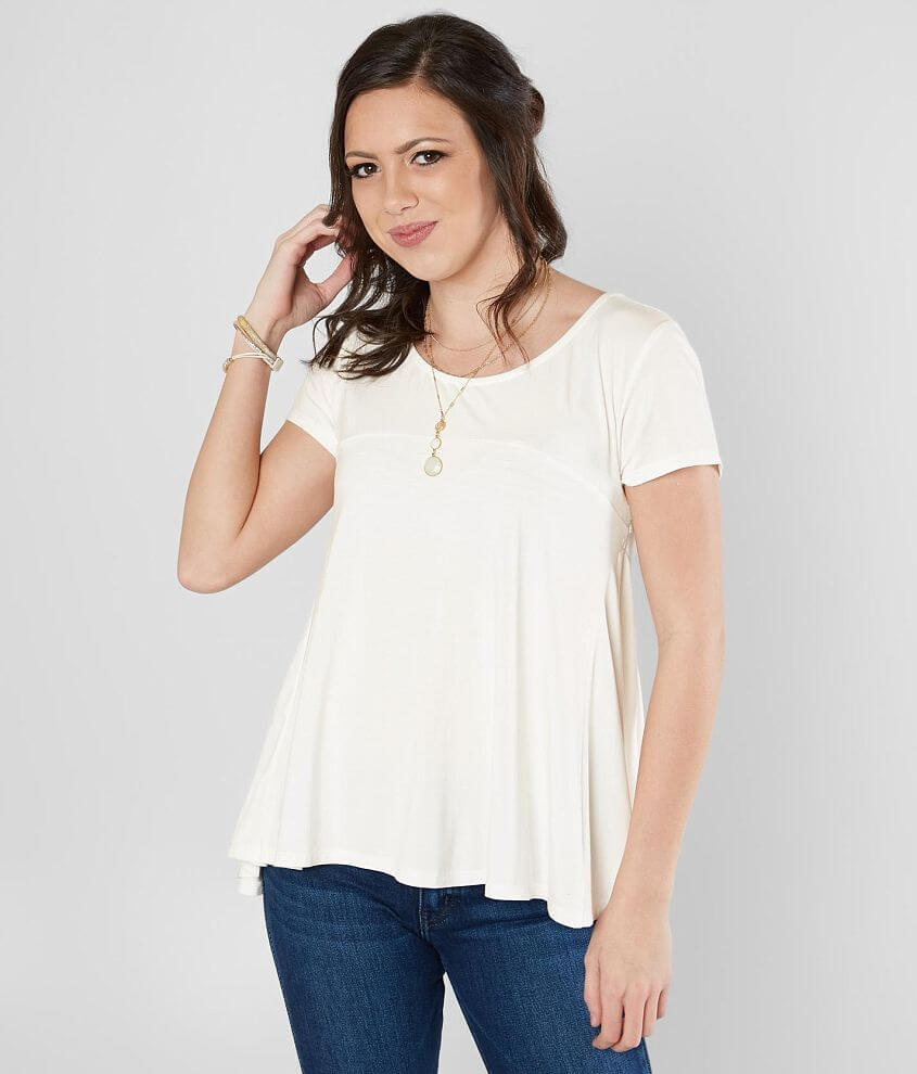 Image of red by BKE Flowy Knit Top