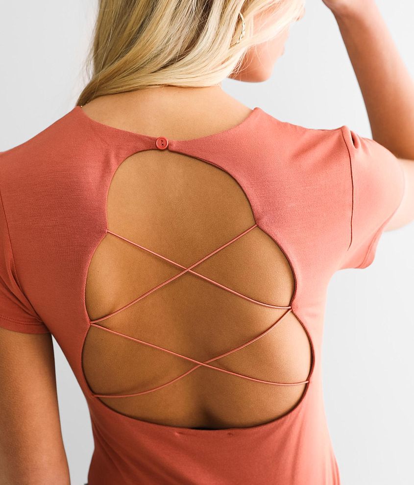 Strappy Back Bodysuit