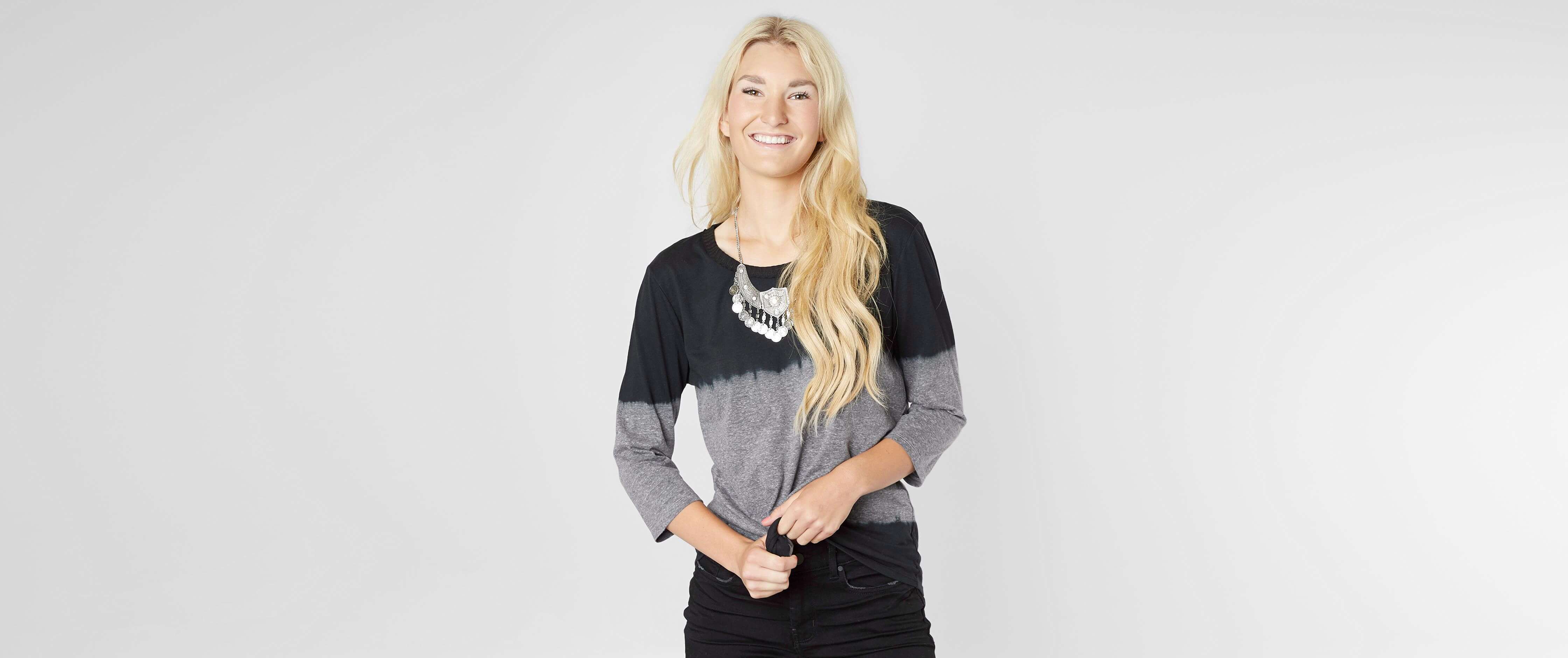 Image of Gilded Intent Dip Dye Top