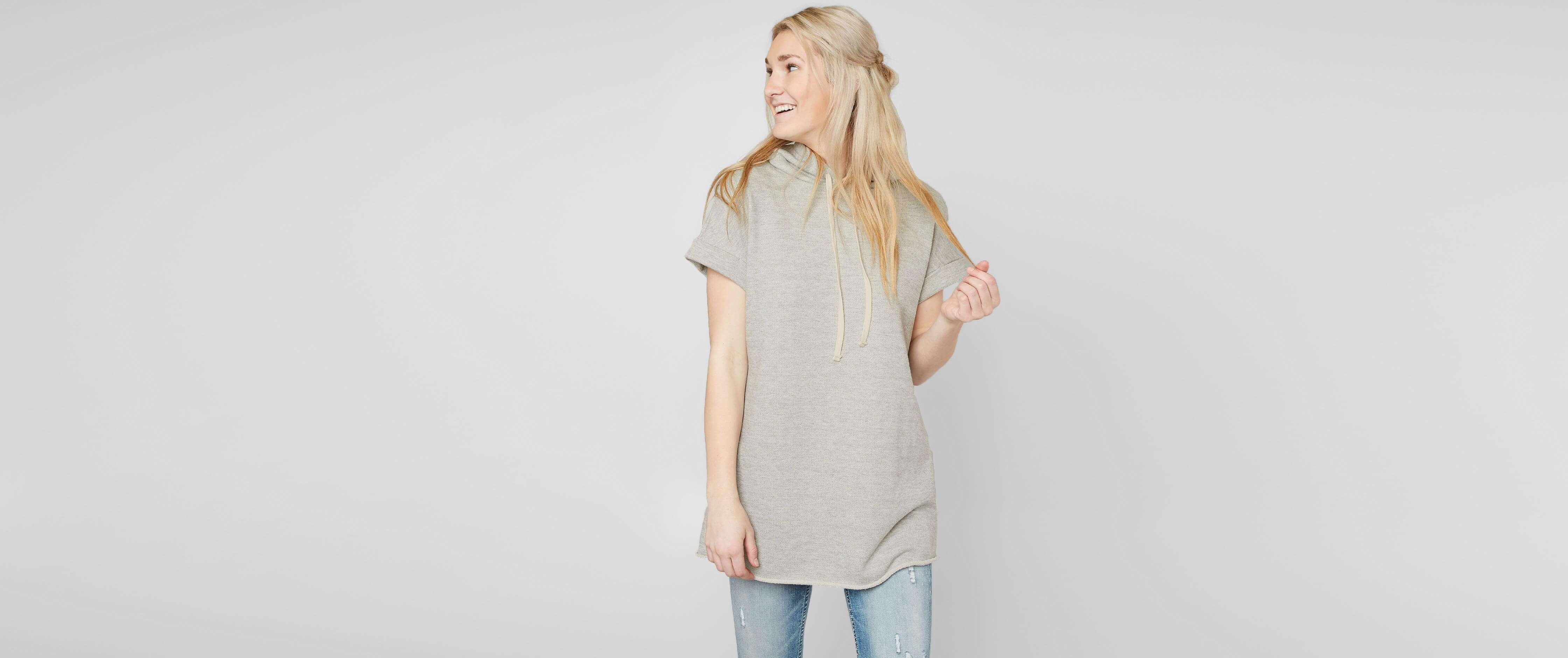 nike off the shoulder sweatshirt