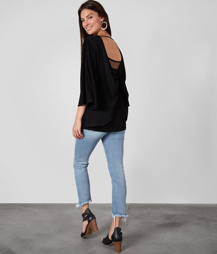 buckle black button up