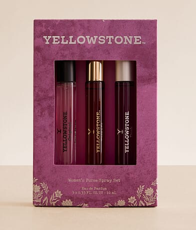 tru western 3 Pack Yellowstone Purse Fragrance Set front view