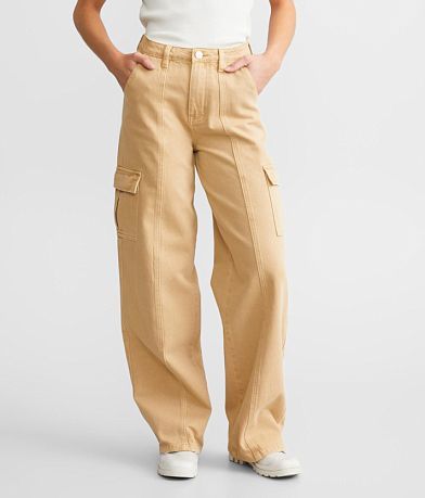 Gilded Intent Wide Leg Cargo Pant full left side view