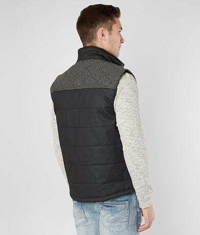Buckle Black Cotton Vest BACK
