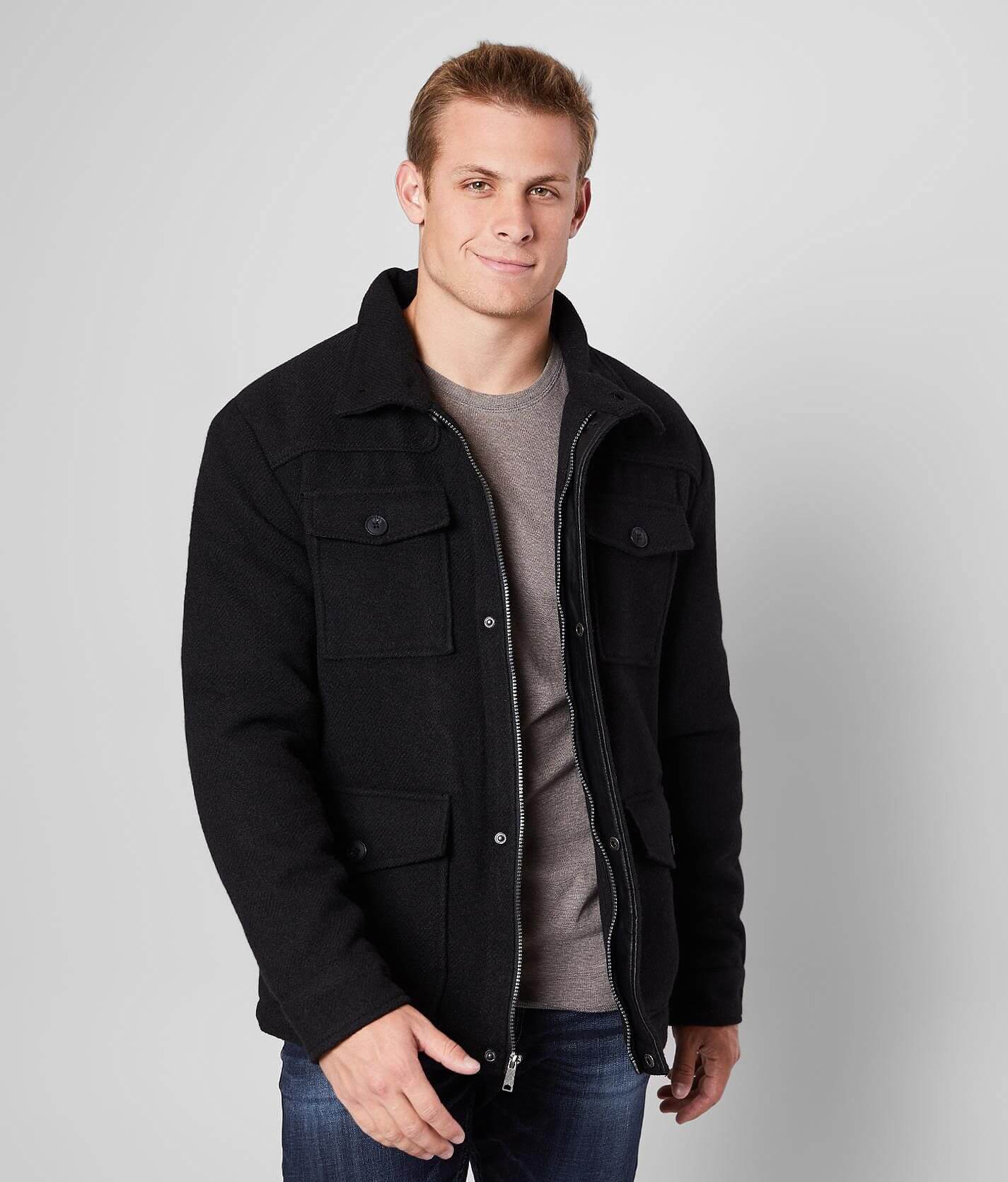 J.B. Holt Textured Wool Blend Jacket - Men's Coats/Jackets in 