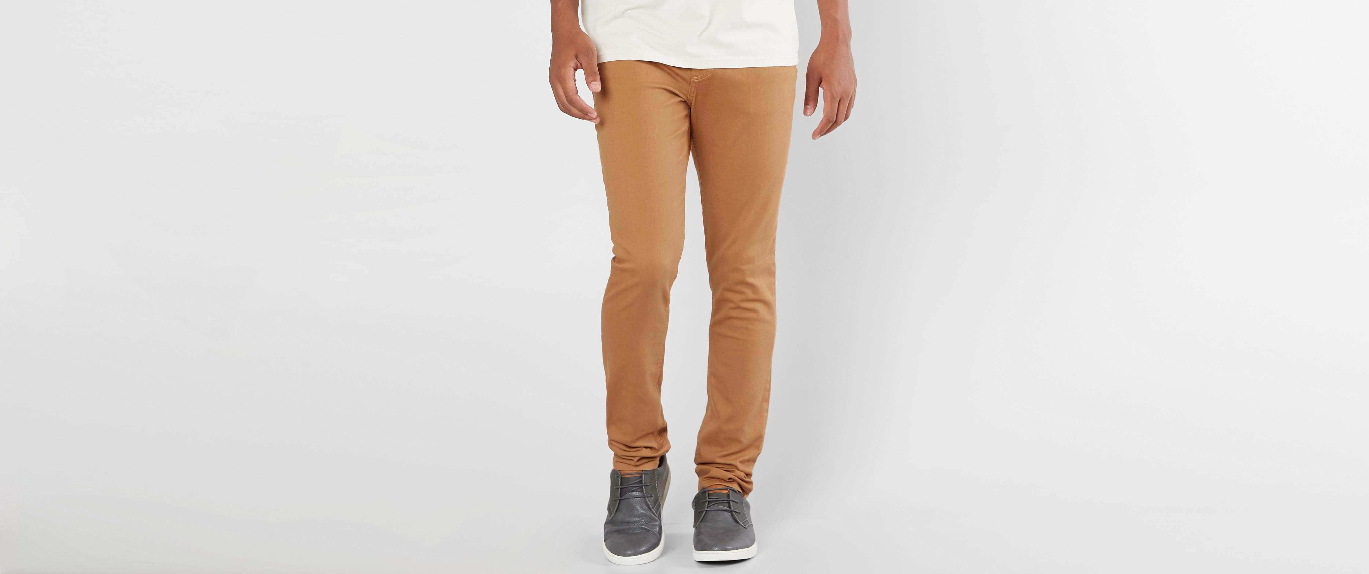 buckle khaki jeans