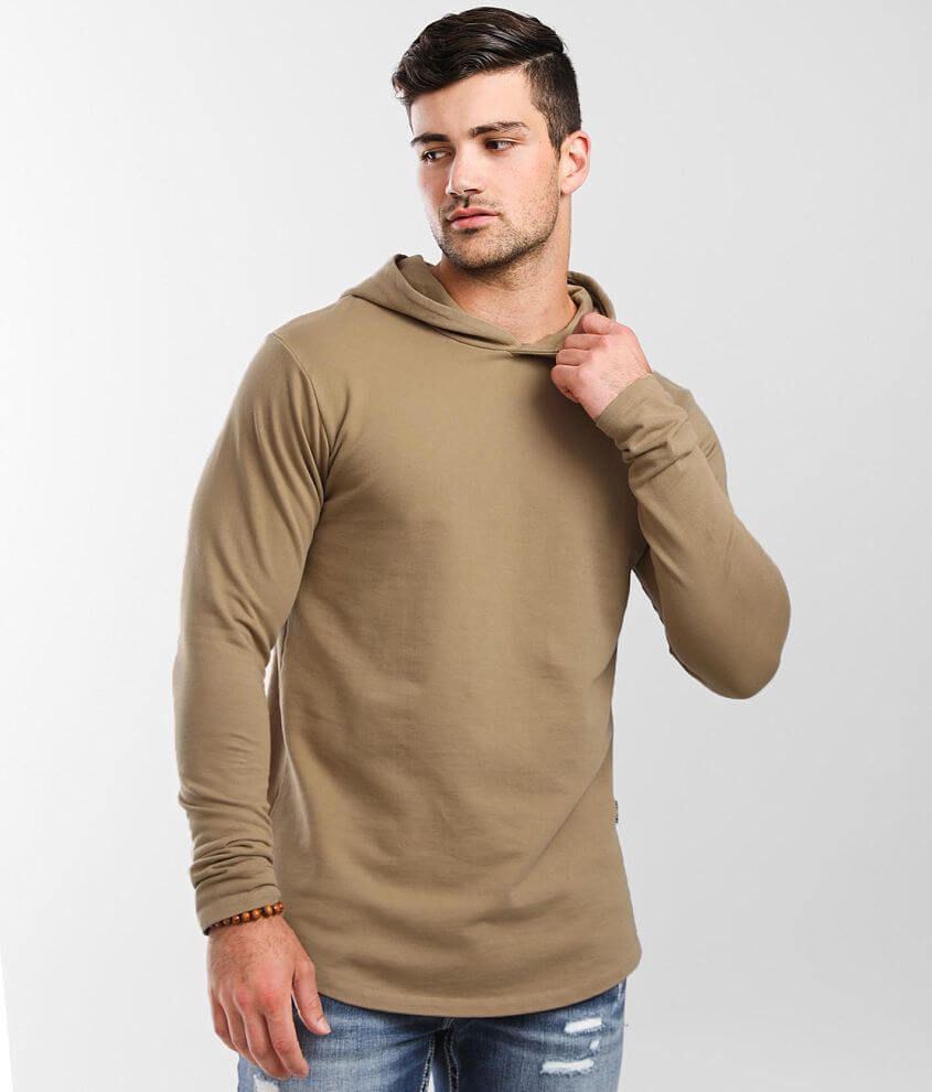 Long neck hot sale hoodie mens