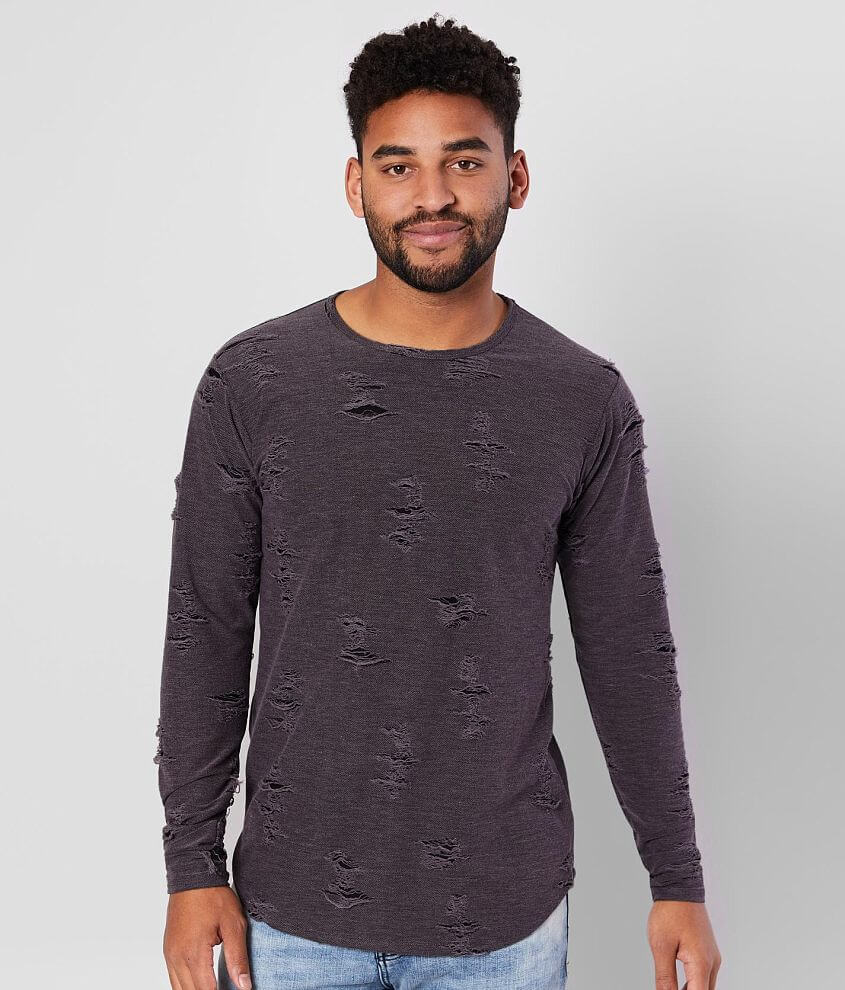 long sleeve striped sweater