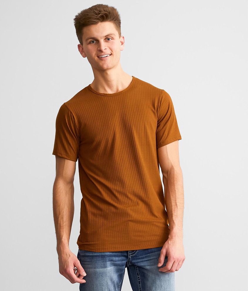 Rustic Dime Ribbed T-Shirt front view