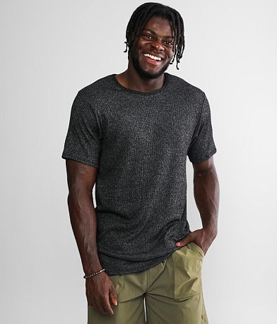 Rustic Dime Marled Long Body T-Shirt front view