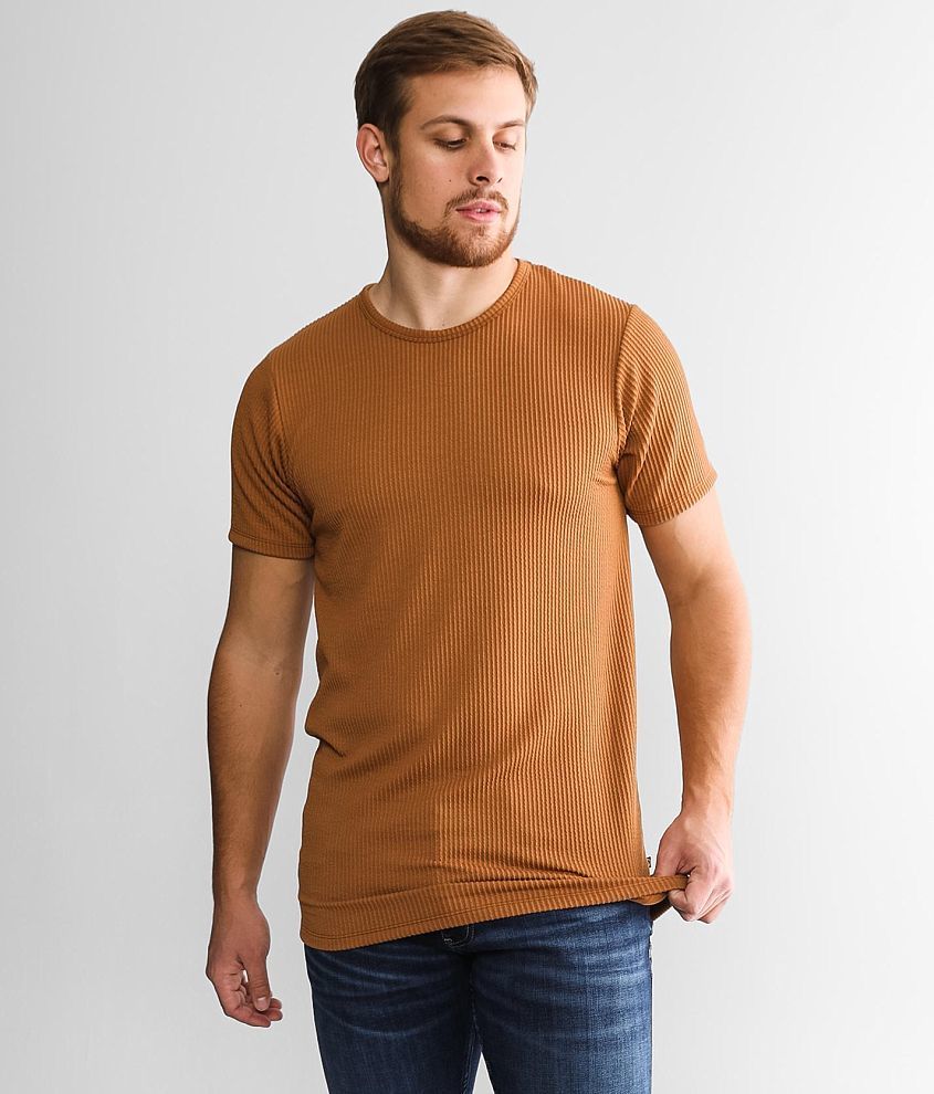 Rustic Dime Textured T-Shirt front view
