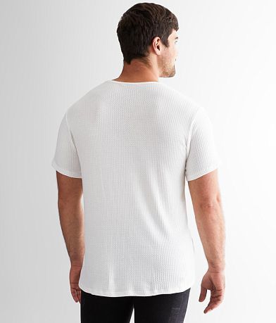Rustic Dime Waffle Knit T-Shirt back view