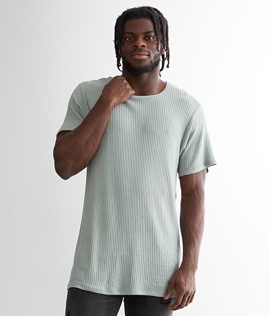 Rustic Dime Waffle Knit T-Shirt front view