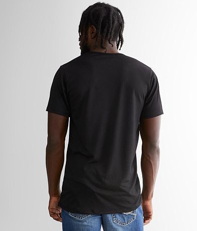 Rustic Dime Textured T-Shirt back view