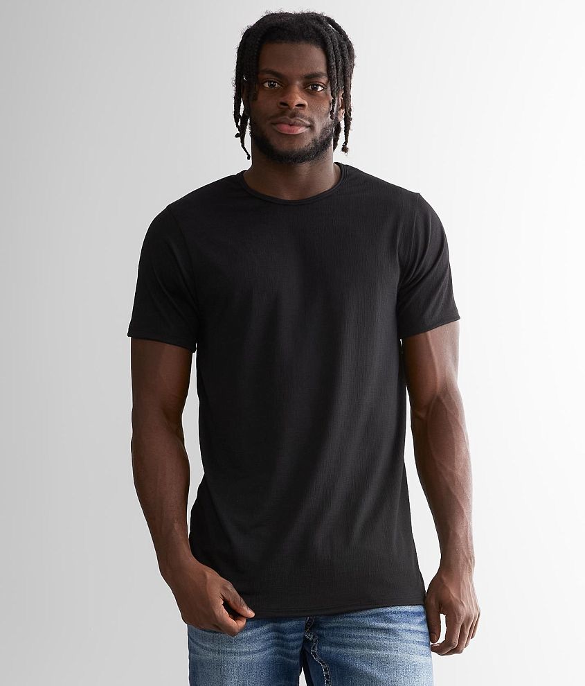 Rustic Dime Textured T-Shirt - Men's T-Shirts in Black