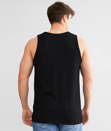Rustic Dime Ribbed Tank Top back view