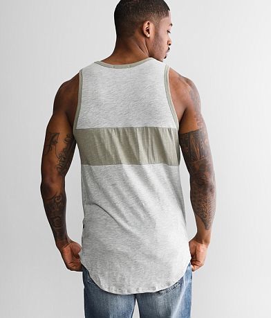 Rustic Dime Color Block Tank Top BACK