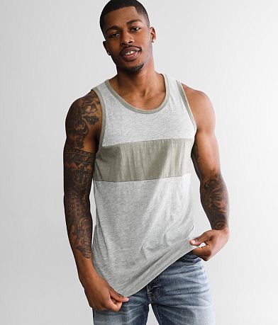 Rustic Dime Color Block Tank Top front view