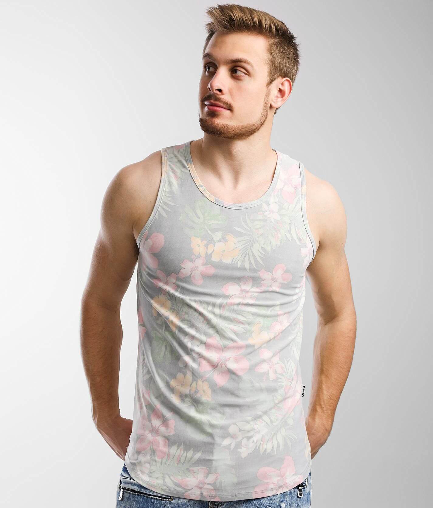 トップス INSCRIRE PILE TANK TOP FLOWER Edikted Ashe Flower Tank Top | PacSun