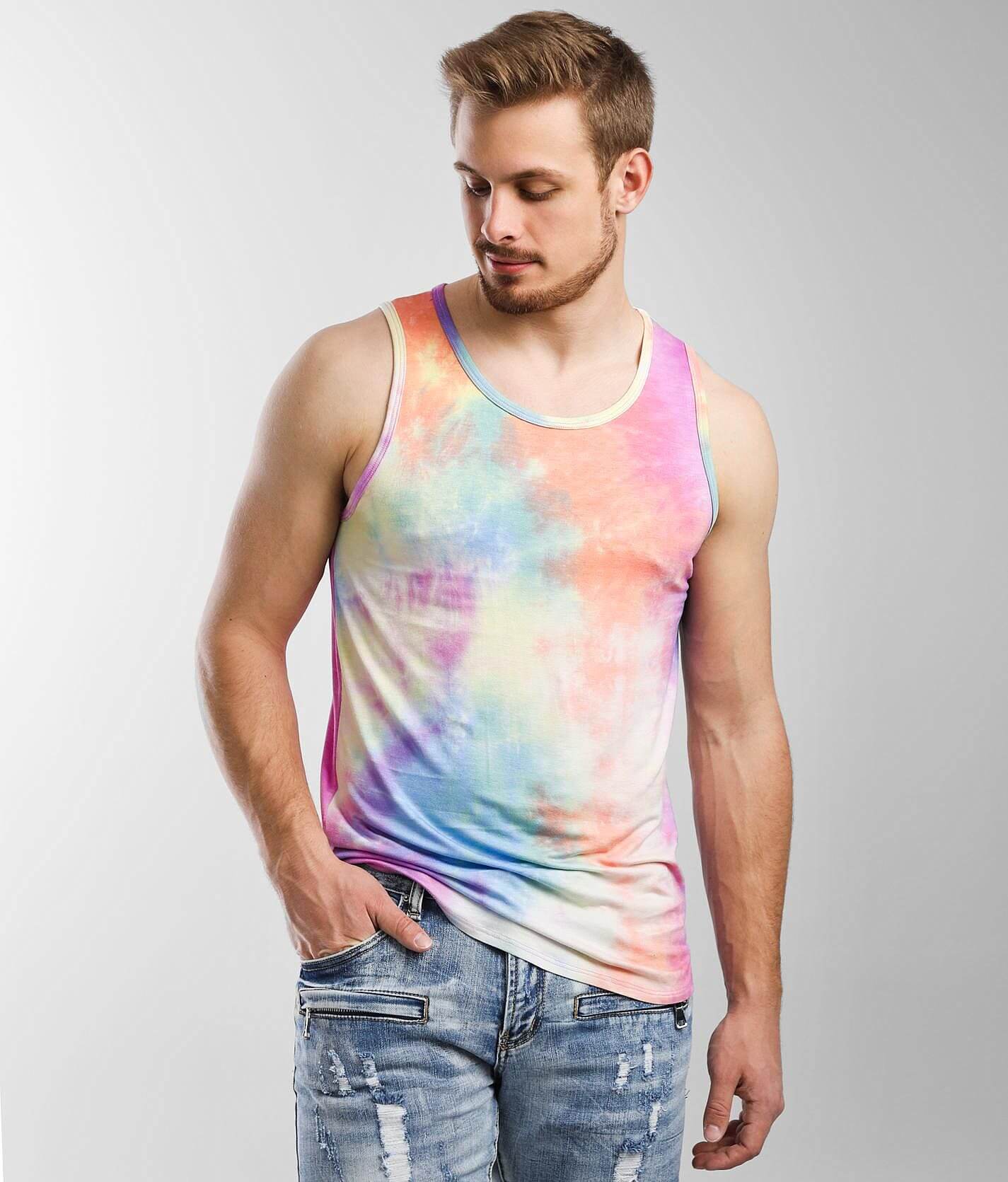 LGB レア！タイダイ タンクトップ メンズ1サイズ LGB レア！タイダイ タンクトップ メンズ1サイズ LGB Rare! Tie-dye
