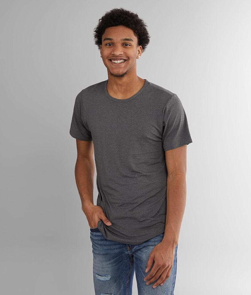 Image of Rustic Dime Elongated Drop Tail Hem T-Shirt