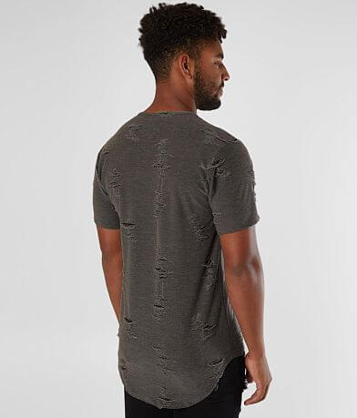Rustic Dime Washed Long Body T-Shirt BACK