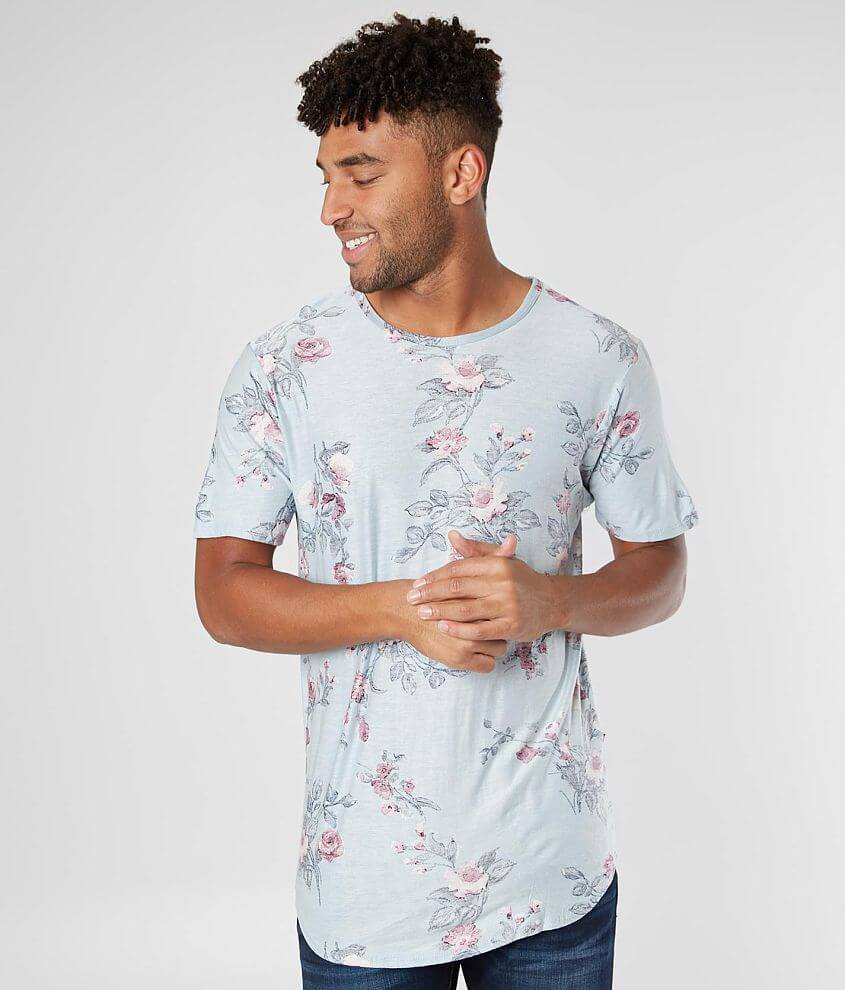Image of Rustic Dime Push Through Floral Stretch T-Shirt