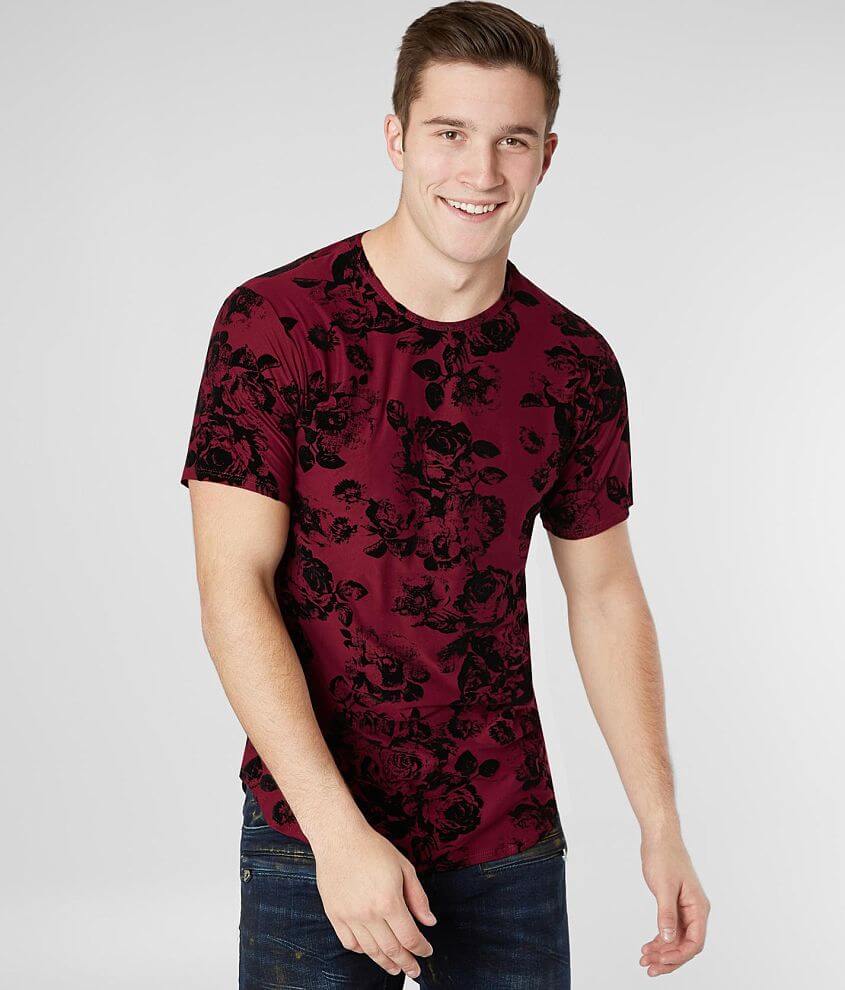 Image of Rustic Dime Flocked Floral T-Shirt