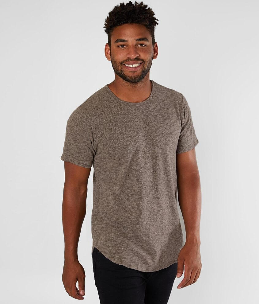 Rustic Dime Scalloped Slub Knit T-Shirt front view