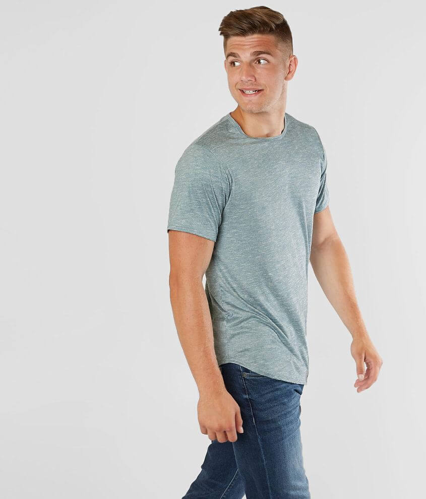 Rustic Dime Long Body Scallop T-Shirt front view