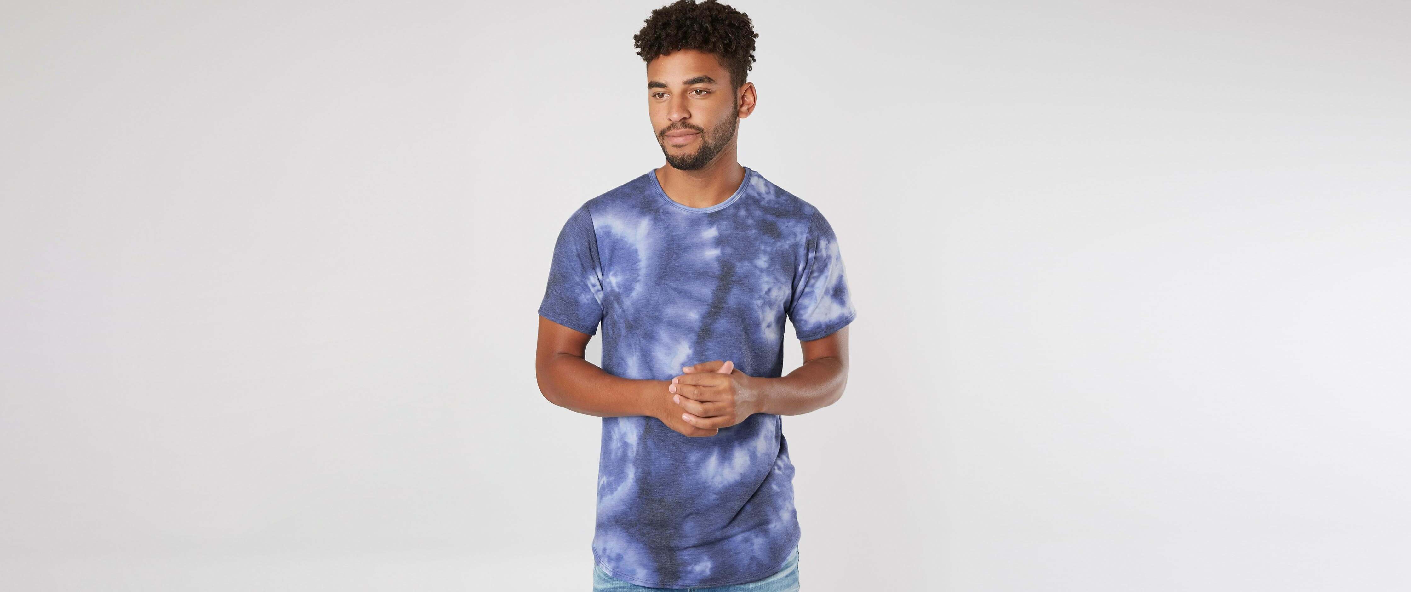 Image of Rustic Dime Tie Dye Long Body Stretch T-Shirt