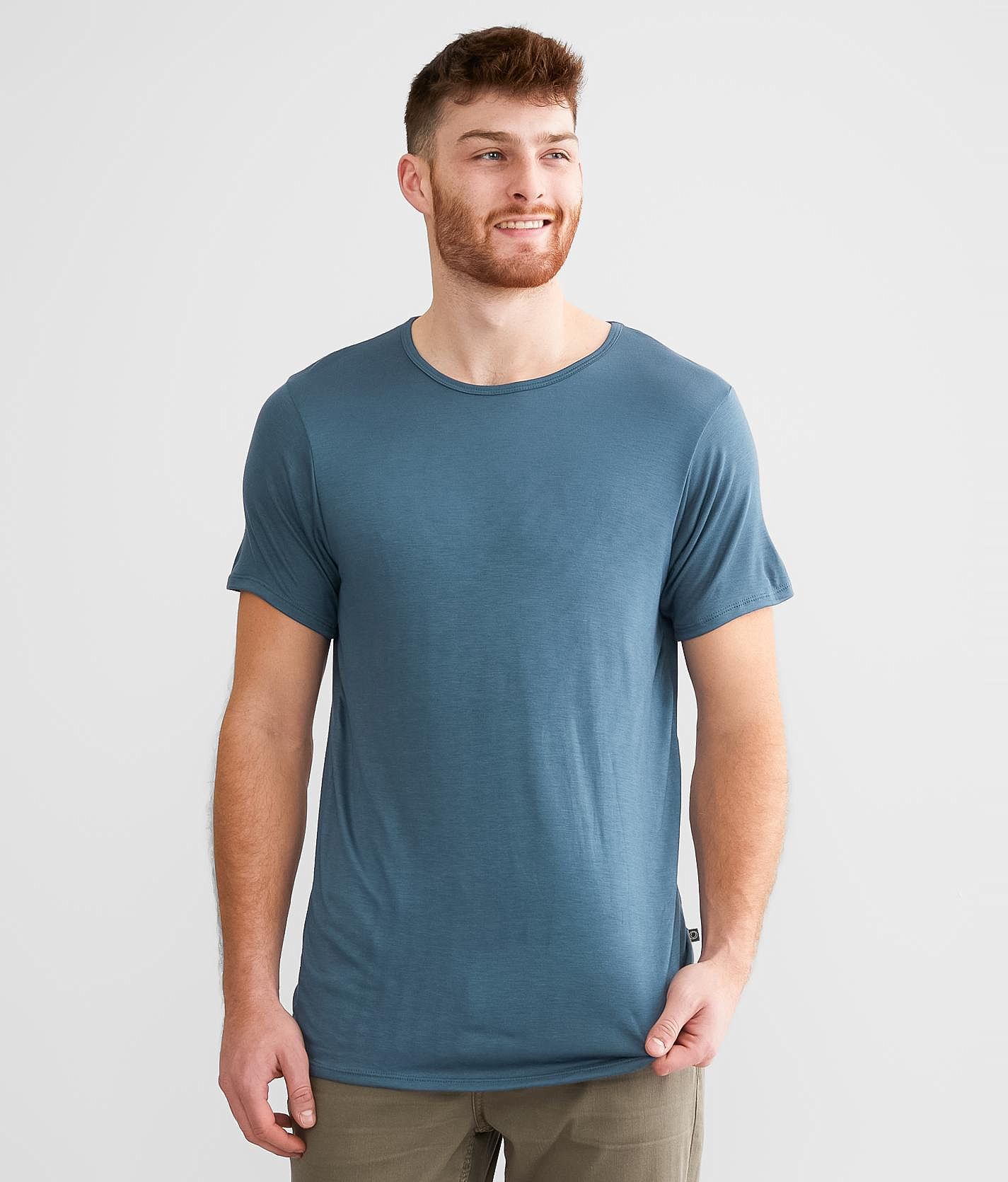 Rustic Dime Solid T-Shirt - Men's T-Shirts in Teal | Buckle