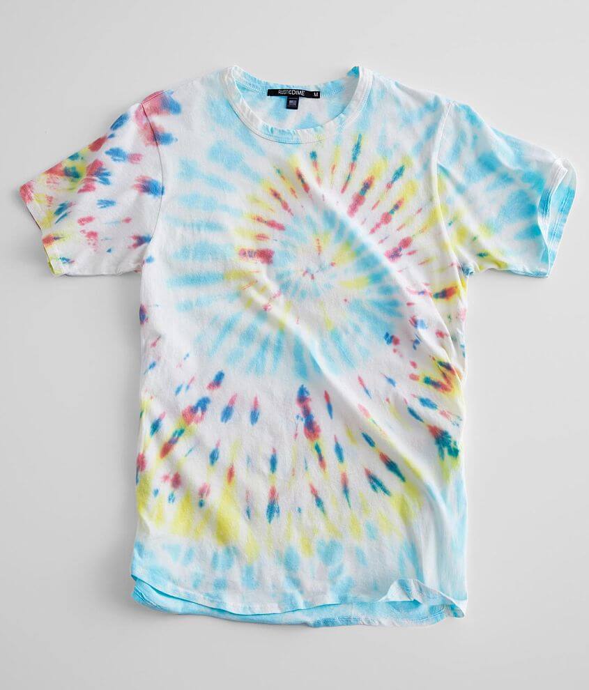 Rustic Dime Tie Dye T-Shirt front view