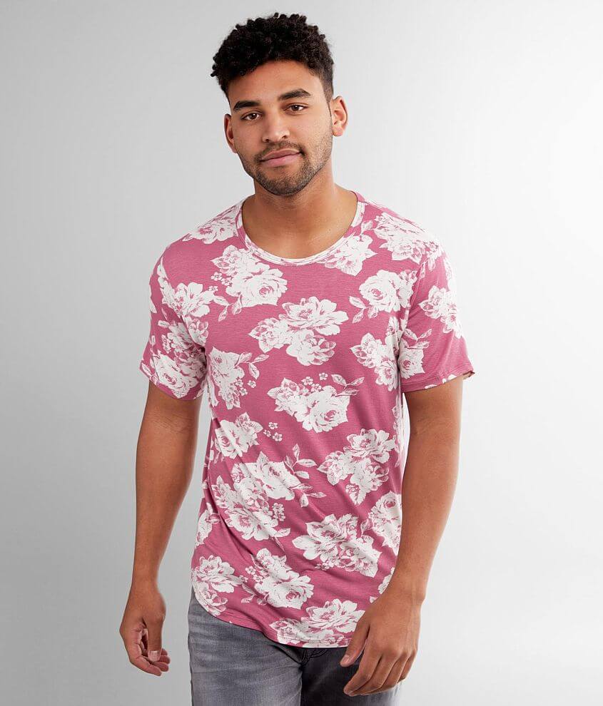 Rustic Dime Floral T-Shirt - Men's T-Shirts in Blush | Buckle