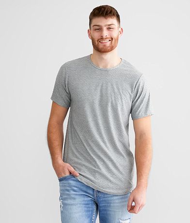 Rustic Dime Scallop T-Shirt - Men's T-Shirts in Heather Grey