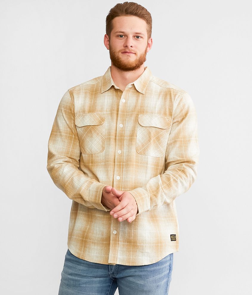 RVCA Dayshift Flannel Shirt front view