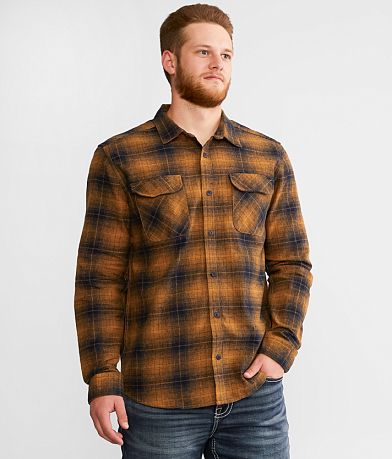 RVCA Dayshift Flannel Shirt front view