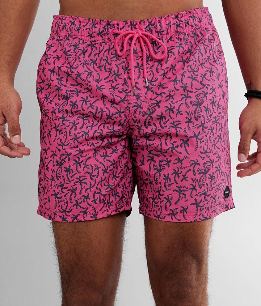 RVCA Club Boardshort - Men's Swimwear in Retro Pink | Buckle
