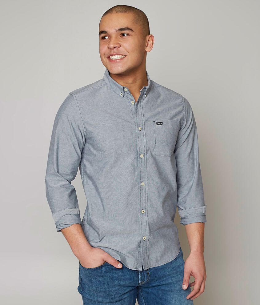 RVCA That&#39;ll Do Oxford Shirt front view