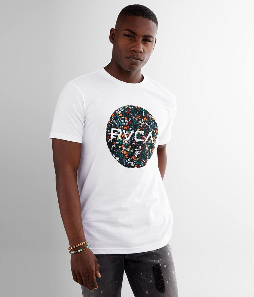 RVCA Men's Motors T-Shirt - White, XX-Large, 100% Cotton Graphic Tee