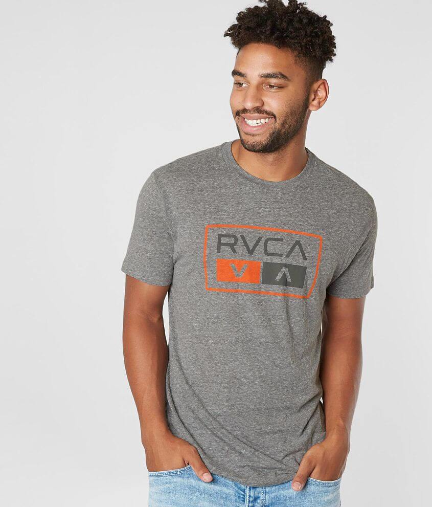 RVCA Duel T-Shirt - Men's T-Shirts in Grey | Buckle