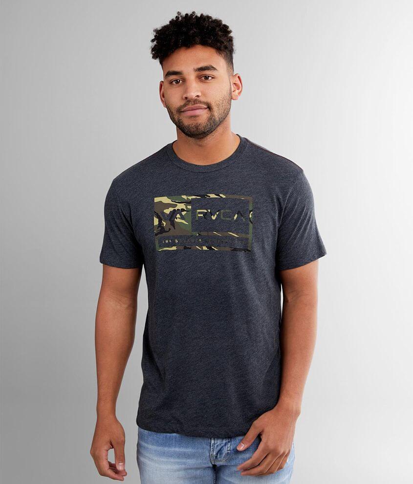 RVCA Lock Up Camo T-Shirt - Men's T-Shirts in Black | Buckle